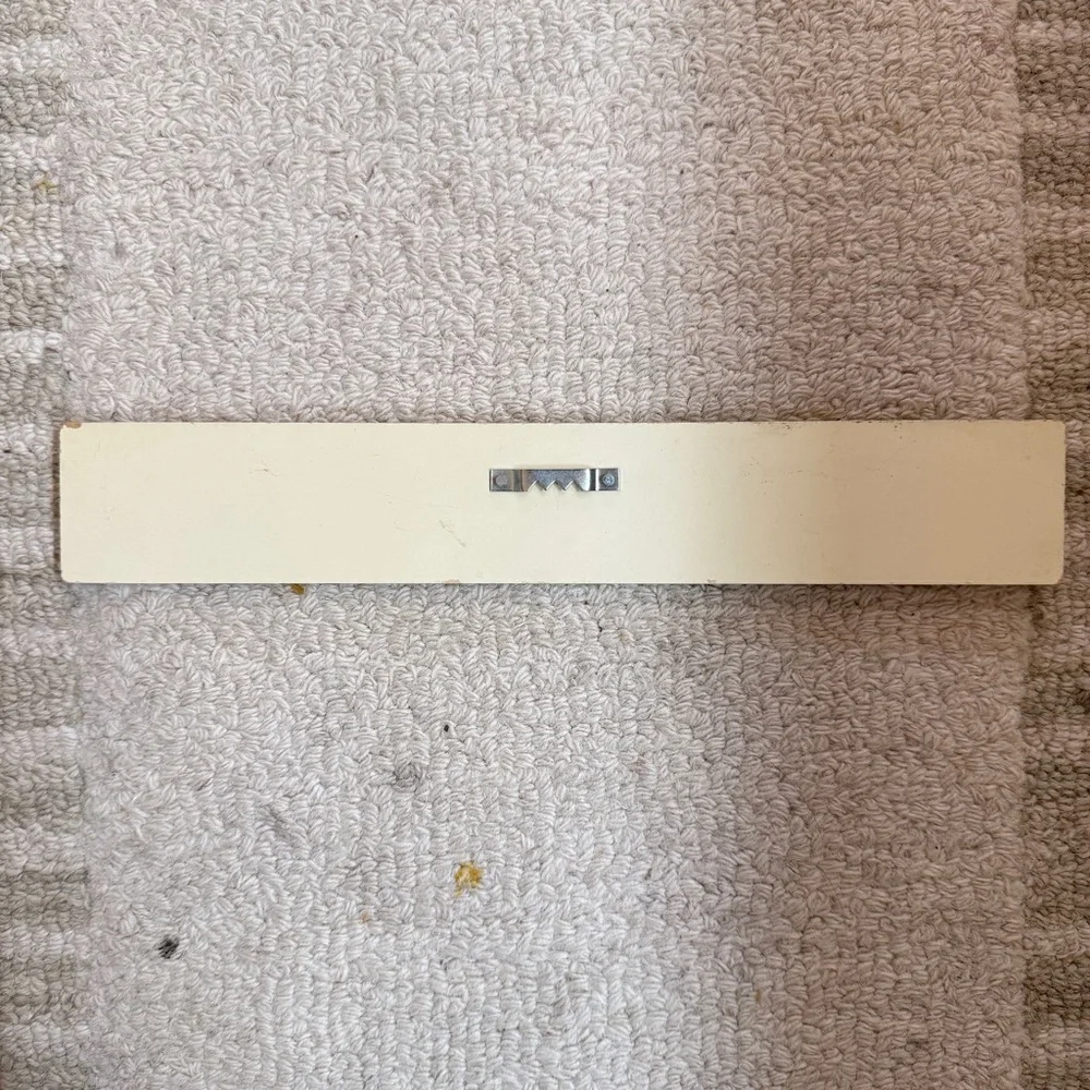 Decorative Wooden Wall Ruler With Folk Art Houses